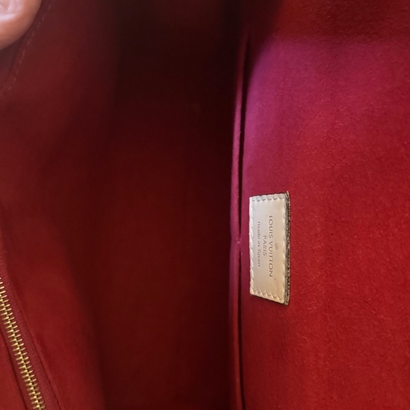 Louis Vuitton Cluny BB Monogram with Red Leather - Picture 12 of 12